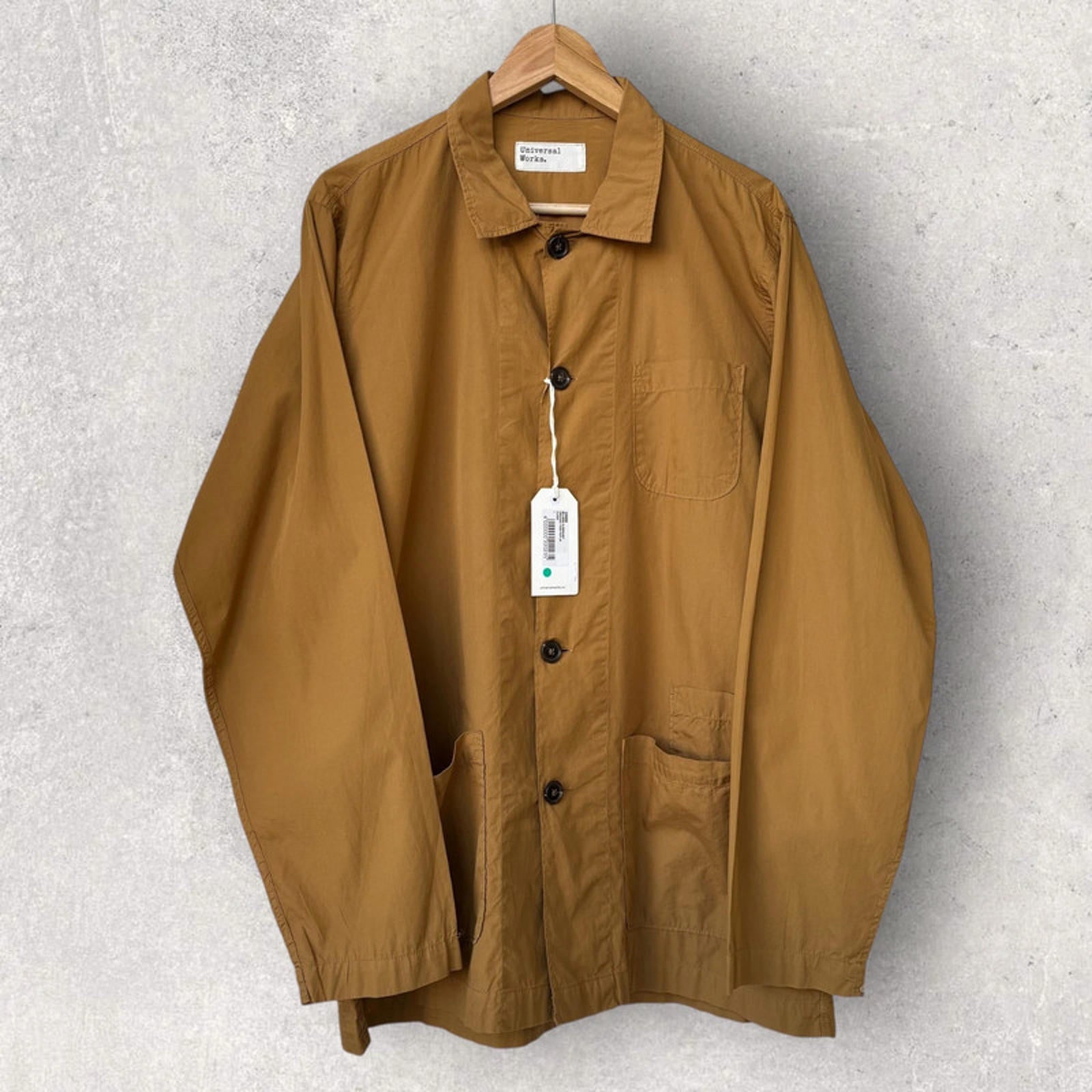 Universal Works Bakers Overshirt Cumin Size L (BNWT)