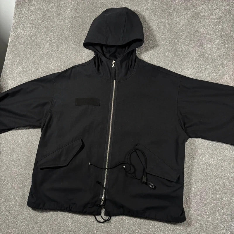 Uniform Bridge Hooded Wide Field Jacket Black L