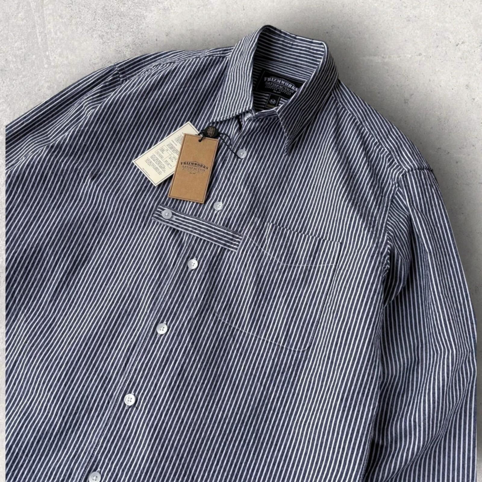 Frizmworks Loop Stripe Shirt Blue M