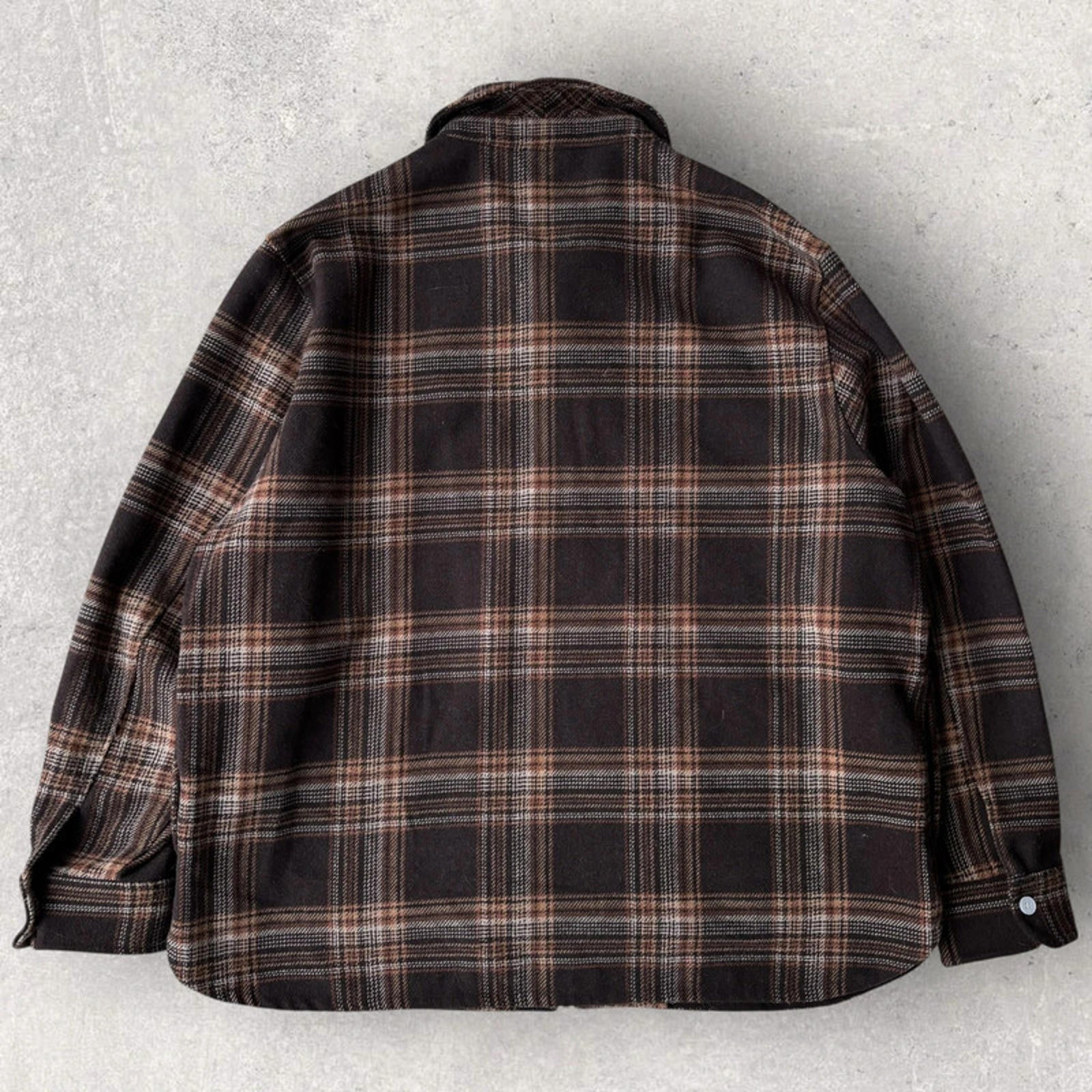 Weekday Check Curtis Jacket Brown Size XL