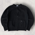Covernat Wool Blend Button Cardigan Black M
