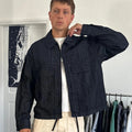 Frizmworks Linen Boxy Overshirt Indigo M