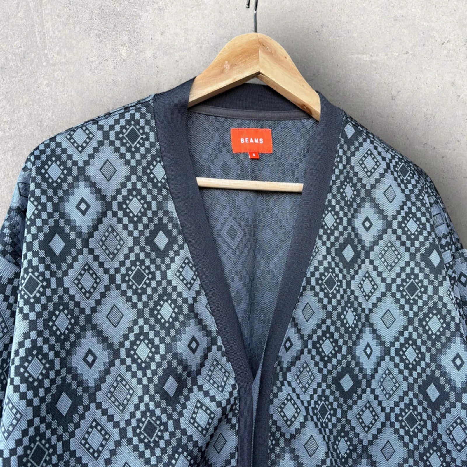 Beams Japan Diamond Argyle Cardigan Size S