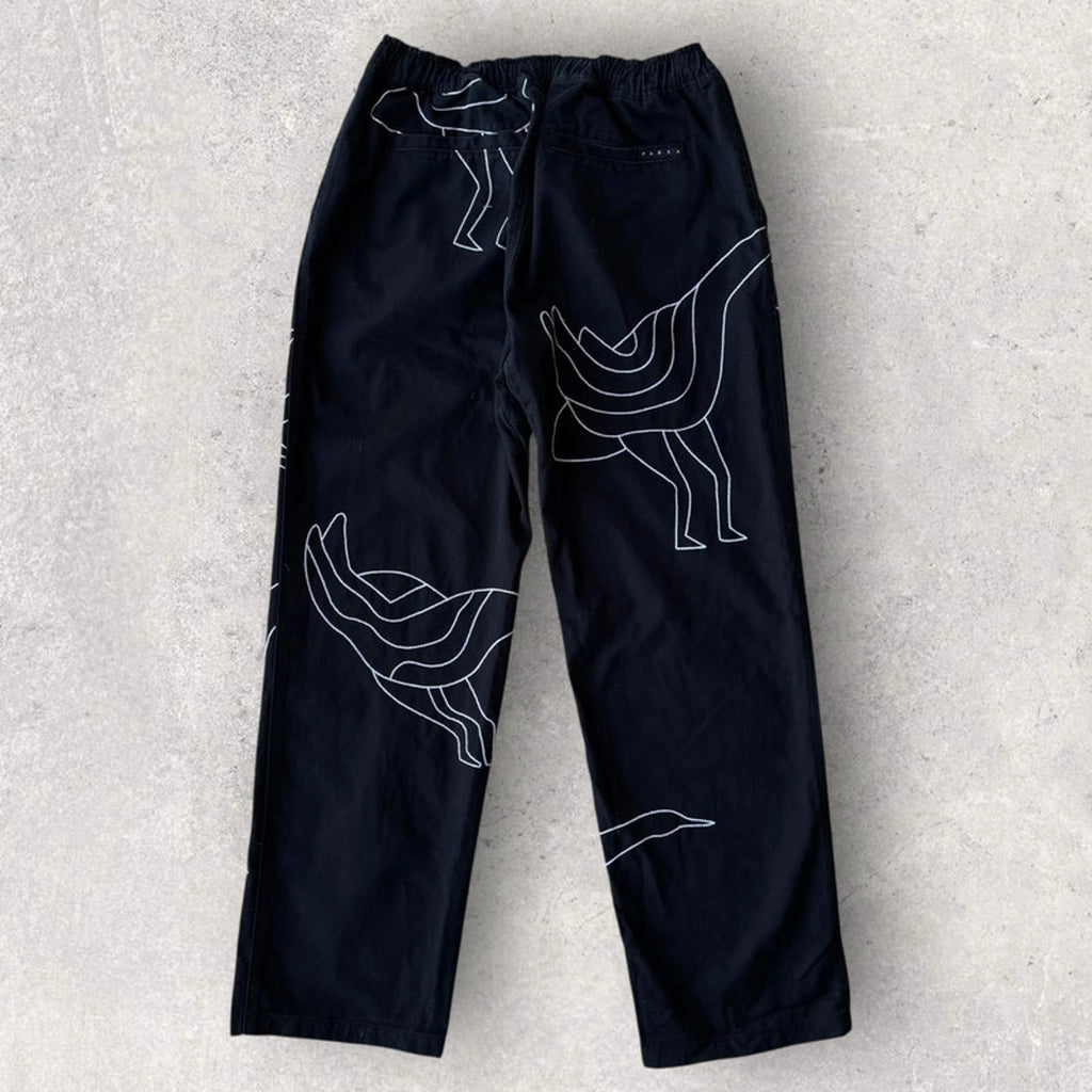 Parra Stitched Up Duck Pant Black Size L