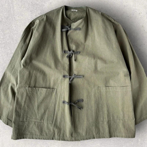 Anglan Traditional Field Kimono Olive L