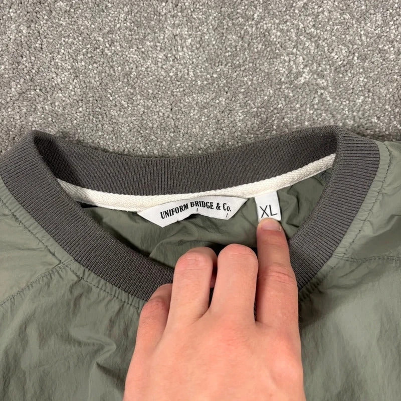 Uniform Bridge Nylon Shell Jumper Sage XL