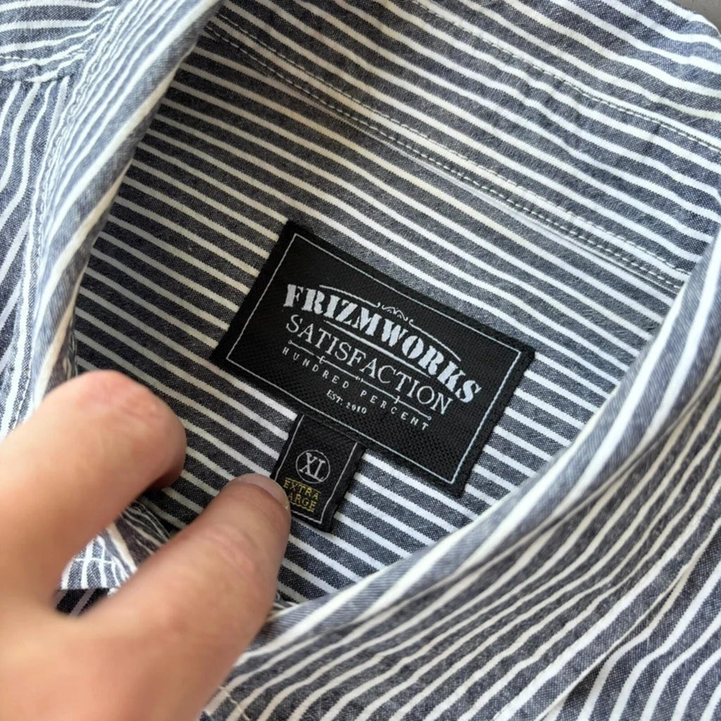 Frizmworks Loop Stripe Shirt Blue XL
