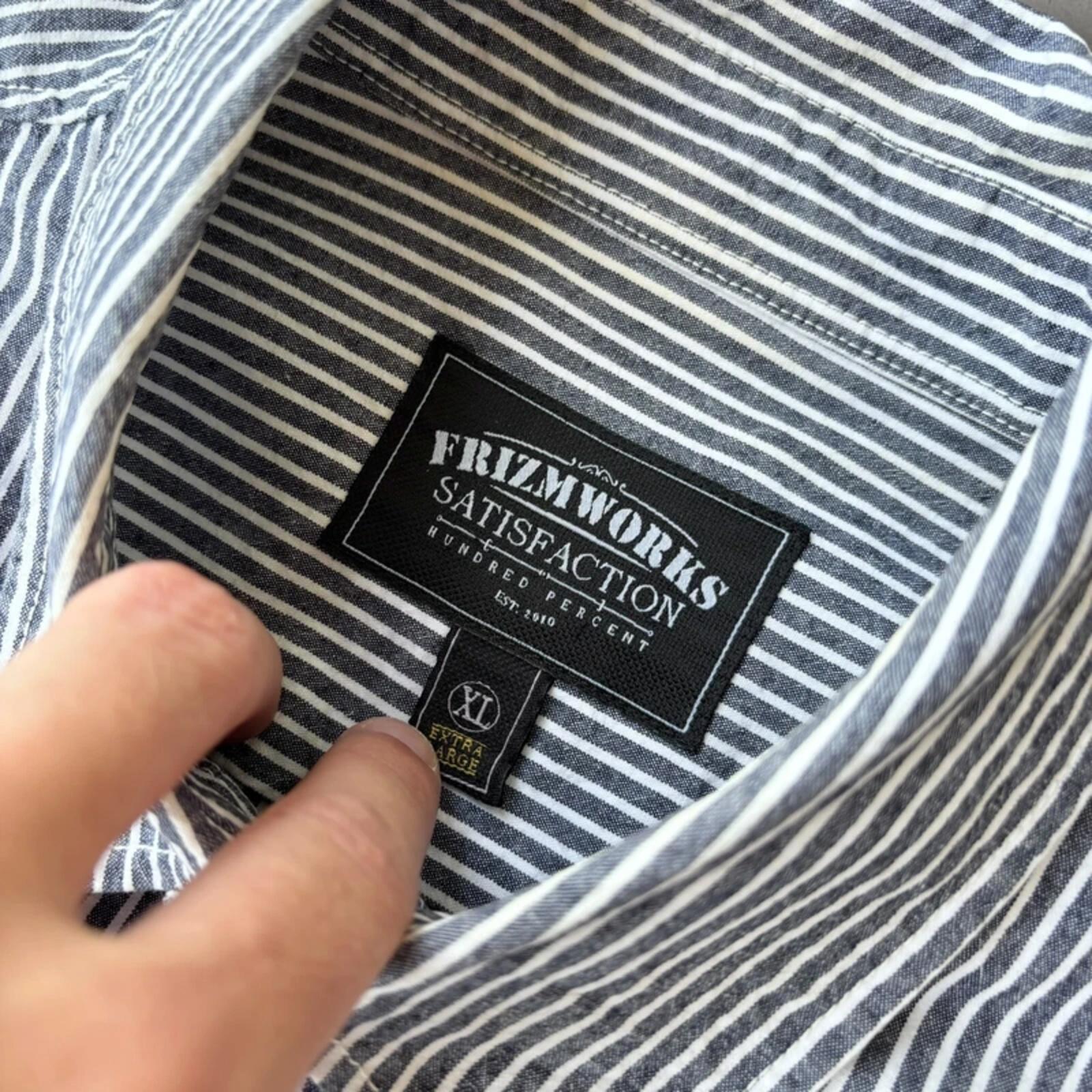 Frizmworks Loop Stripe Shirt Blue XL