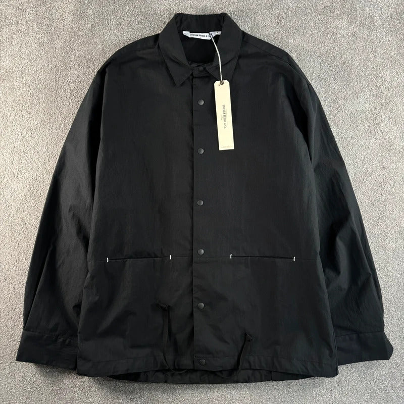 Uniform Bridge Two Pocket Overshirt Black L