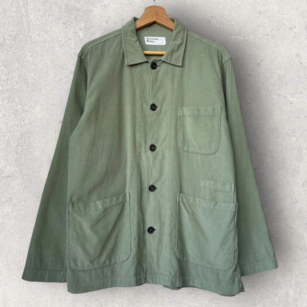 Universal Works Bakers Utility OverShirt Sage M