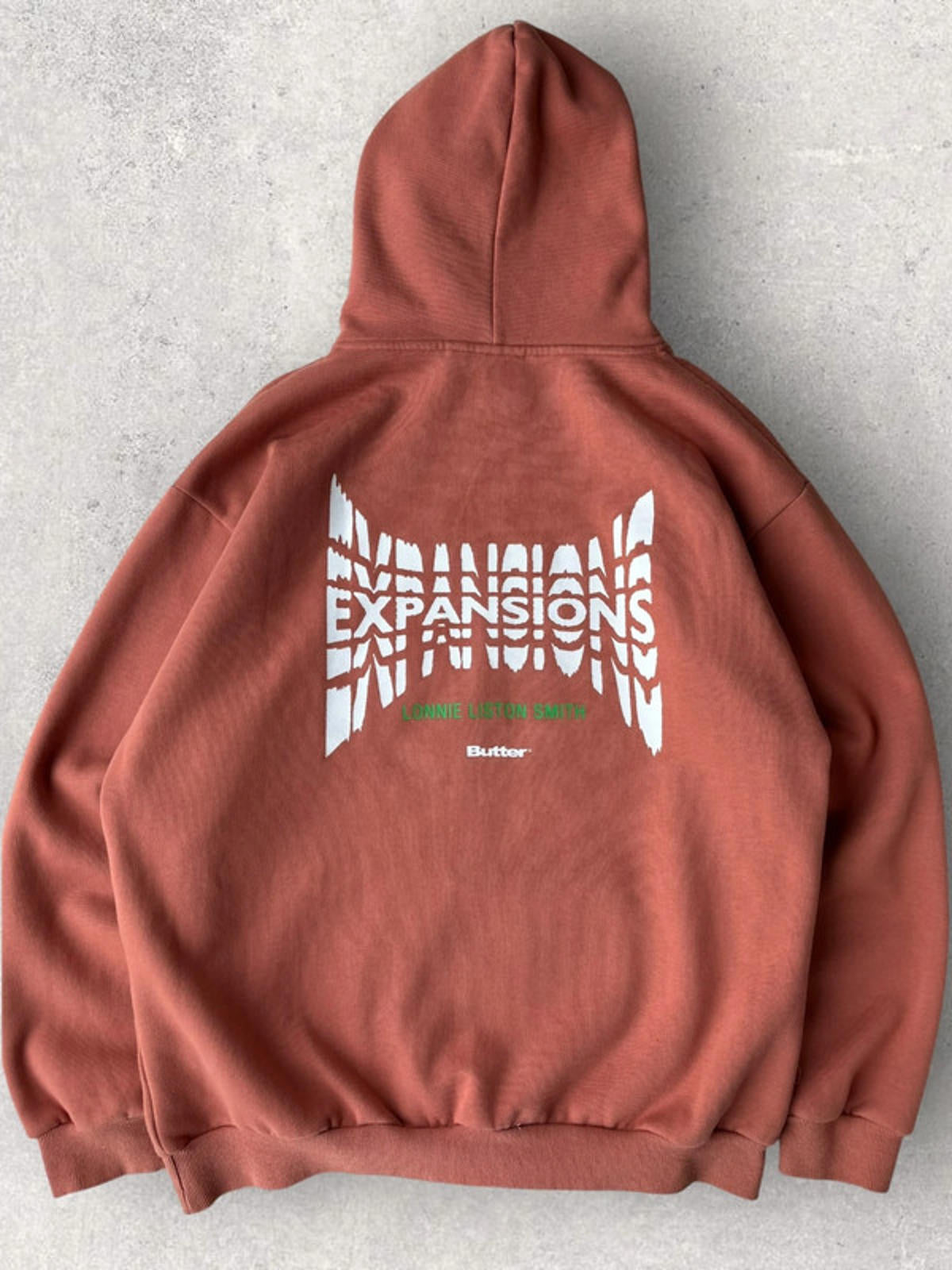 Butter Goods x Lonnie Liston Smith ‘Expansions’ Hoodie Coral Size XL
