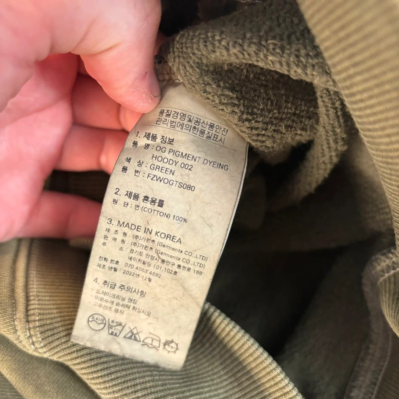 Frizmworks OG Pigment Dye Hoodie Olive M