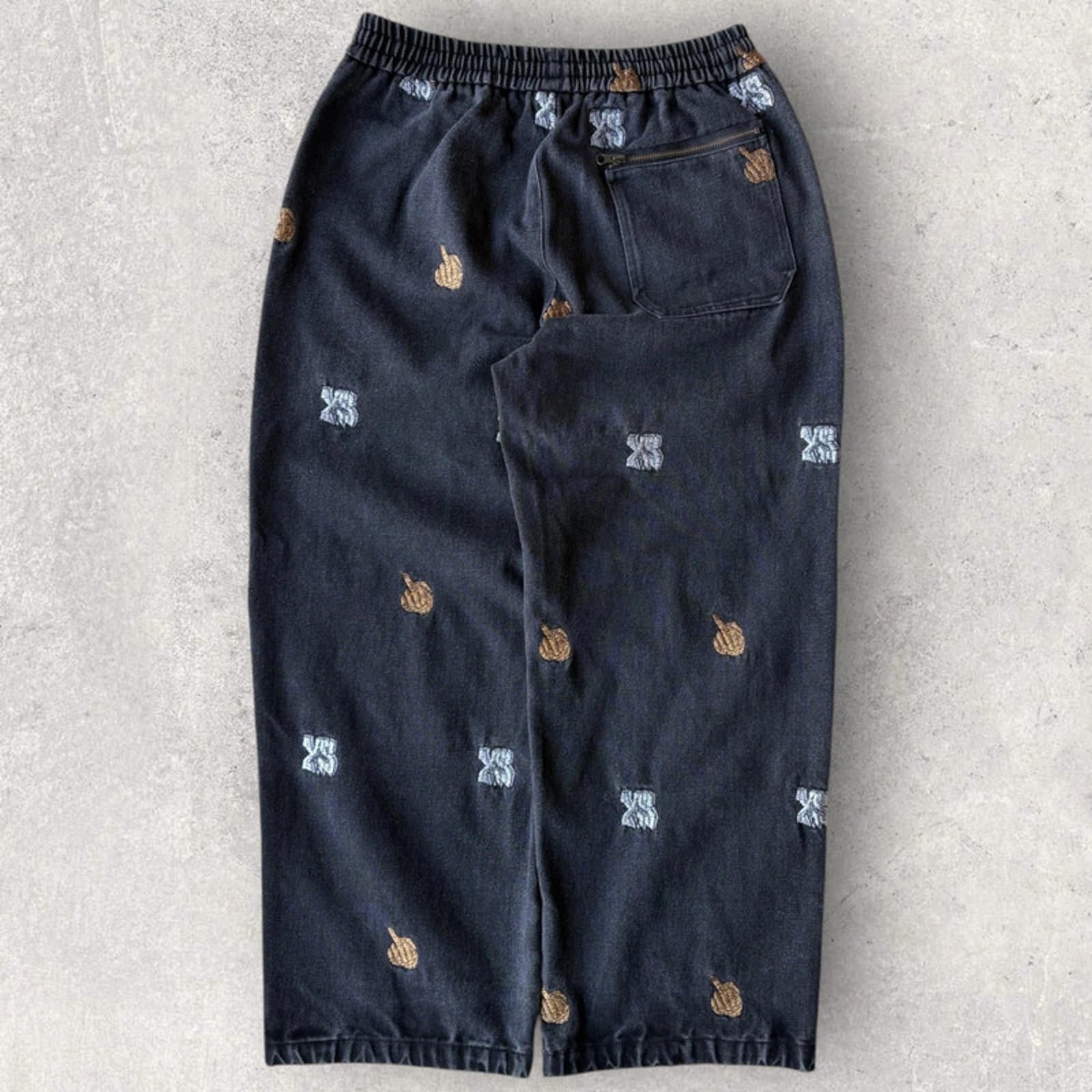 Yardsale Middle Finger Japan Exclusive Jeans Black Size M