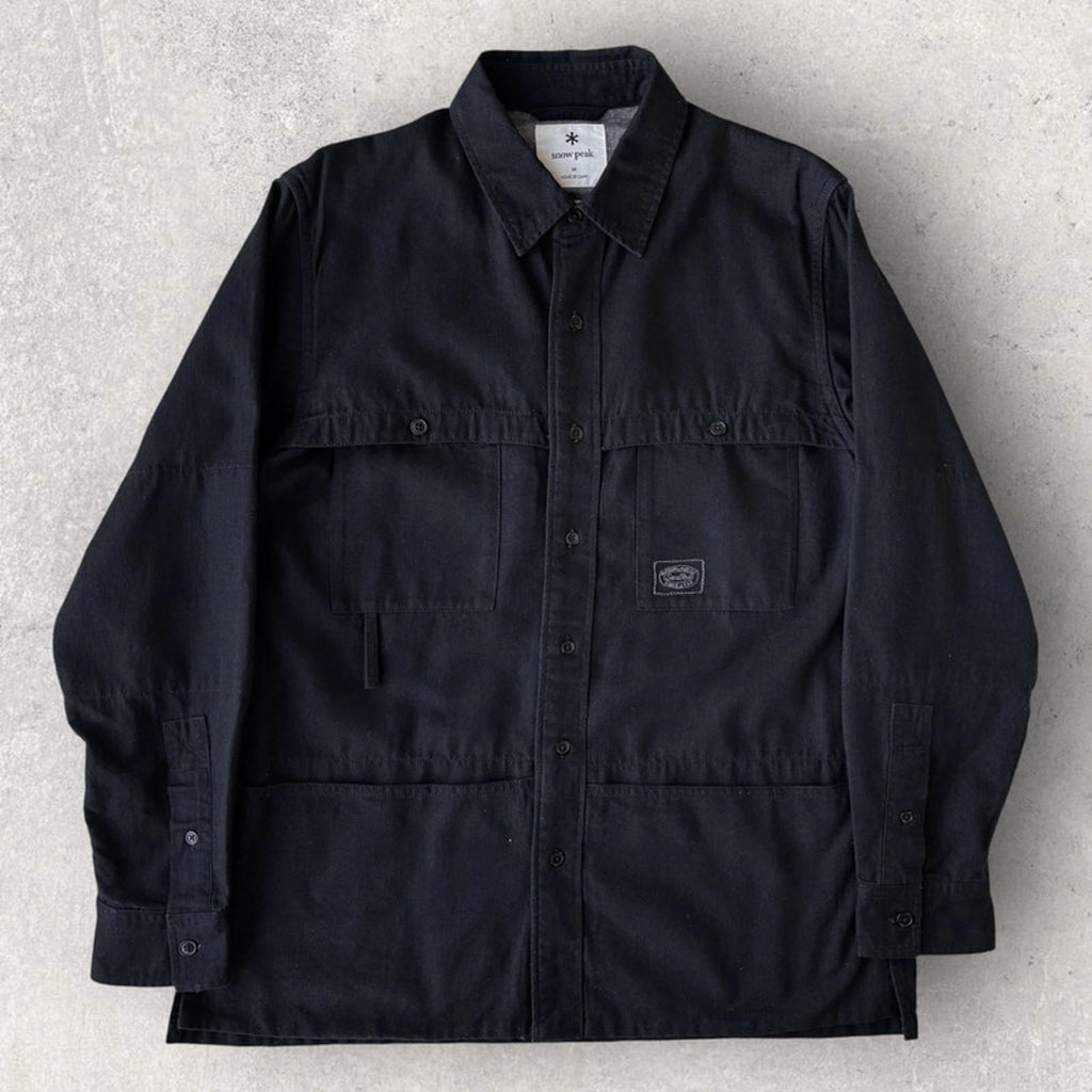Snow Peak Takibi Spec Utility Overshirt Black M