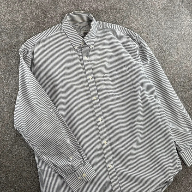 Uniform Bridge Stripe Shirt Blue L