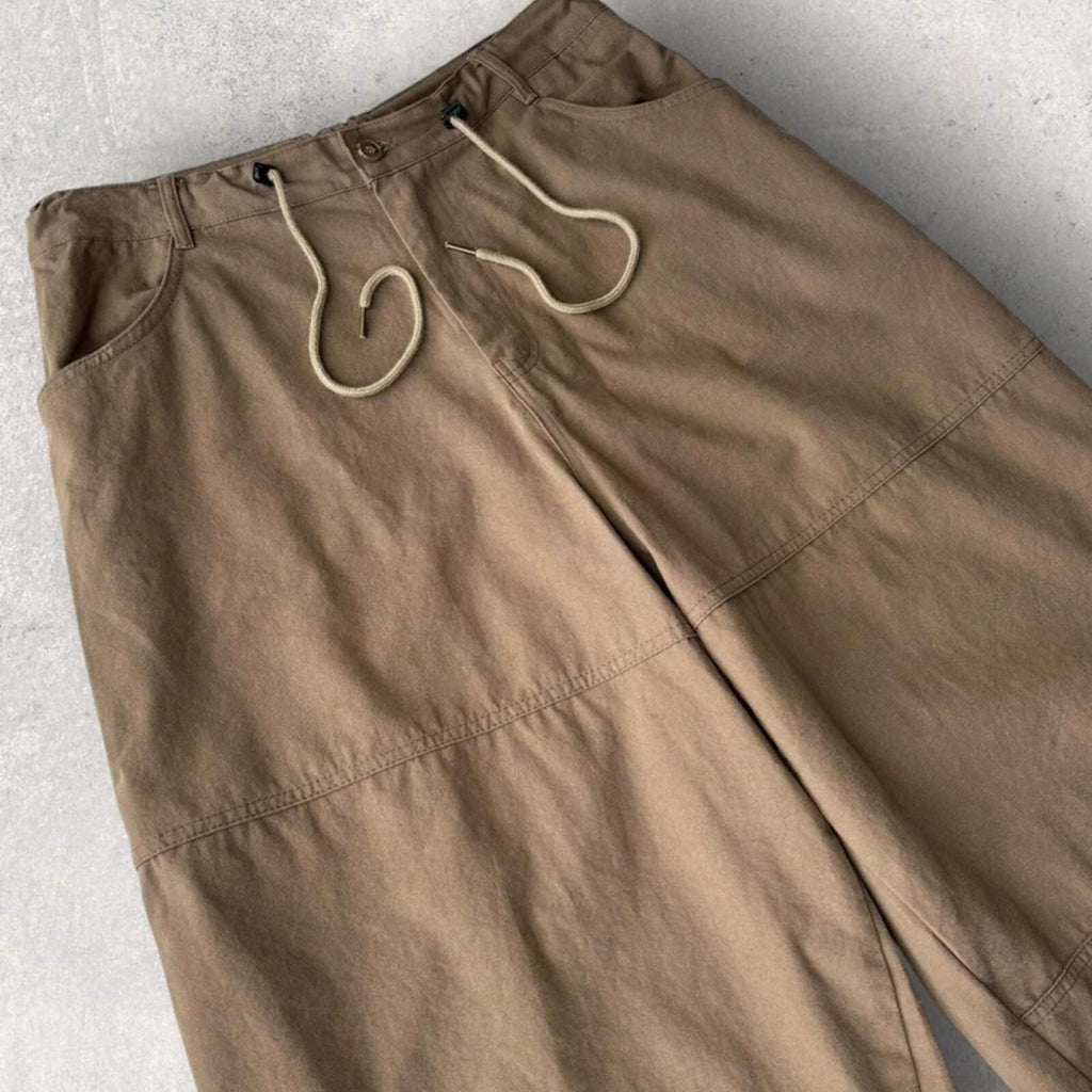 Korean Ultra Baggy Balloon Pant Brown L