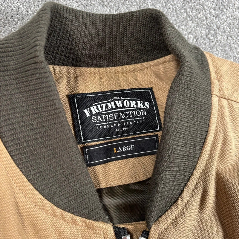 Frizmworks Utility Workwear Gilet Beige L