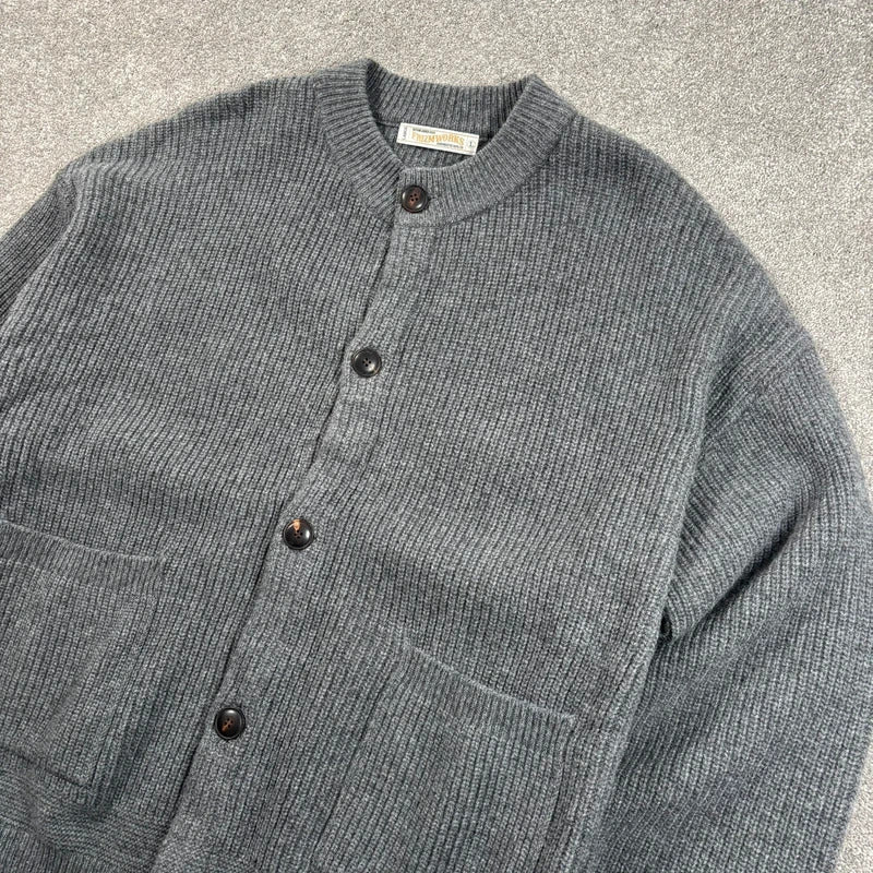 Frizmworks Heavy Wool Cardigan Grey L