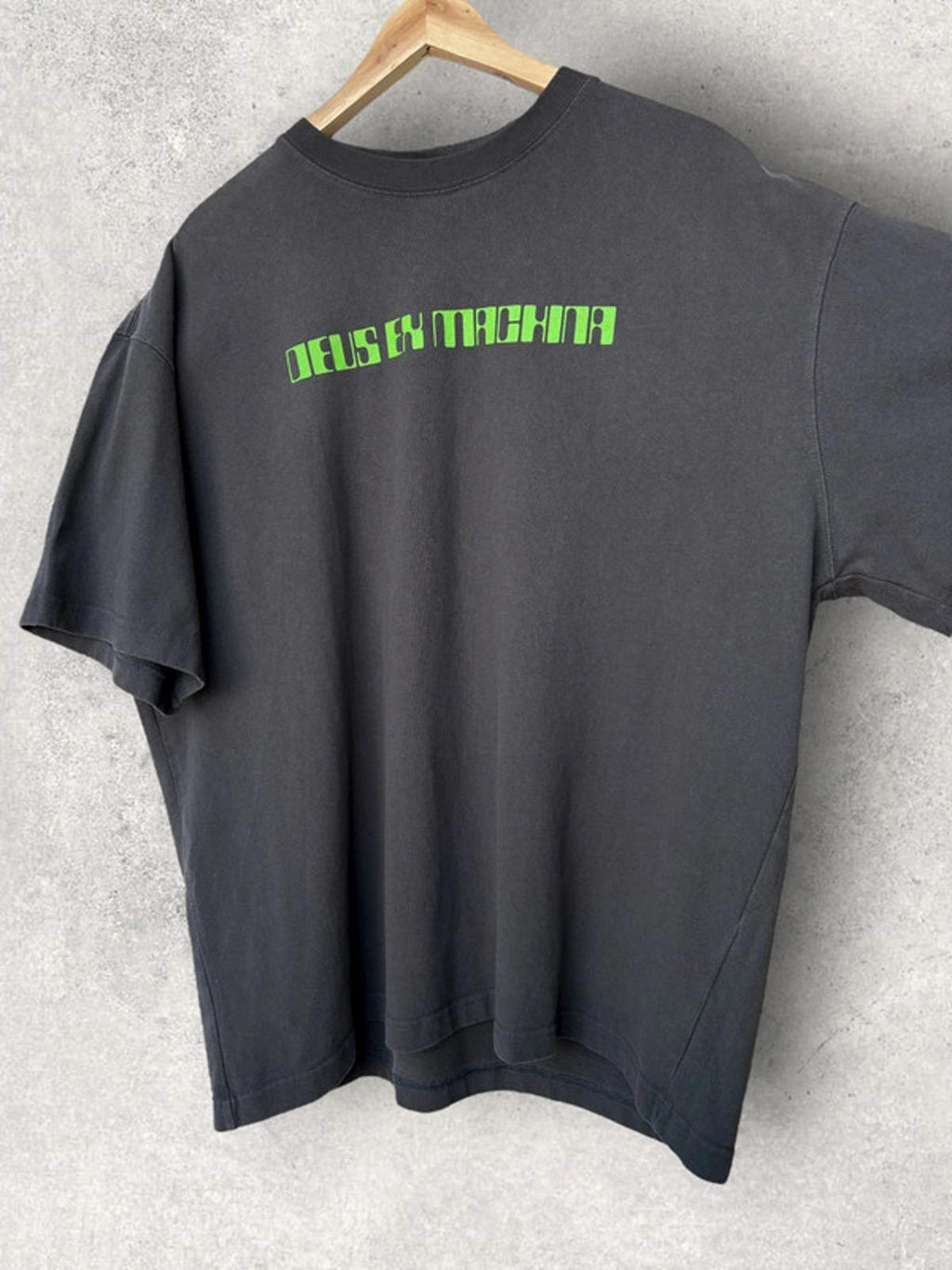 Deus Ex Machina Records Graphic T Shirt Grey Size L