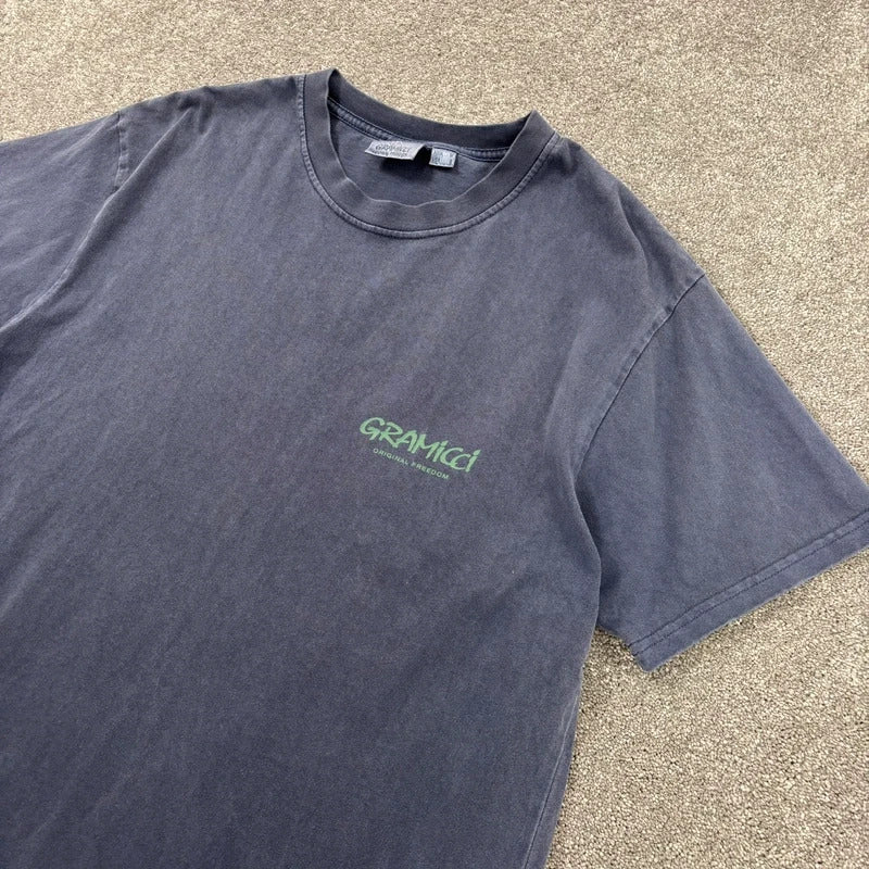 Gramicci Gadget Graphic T Shirt Navy M
