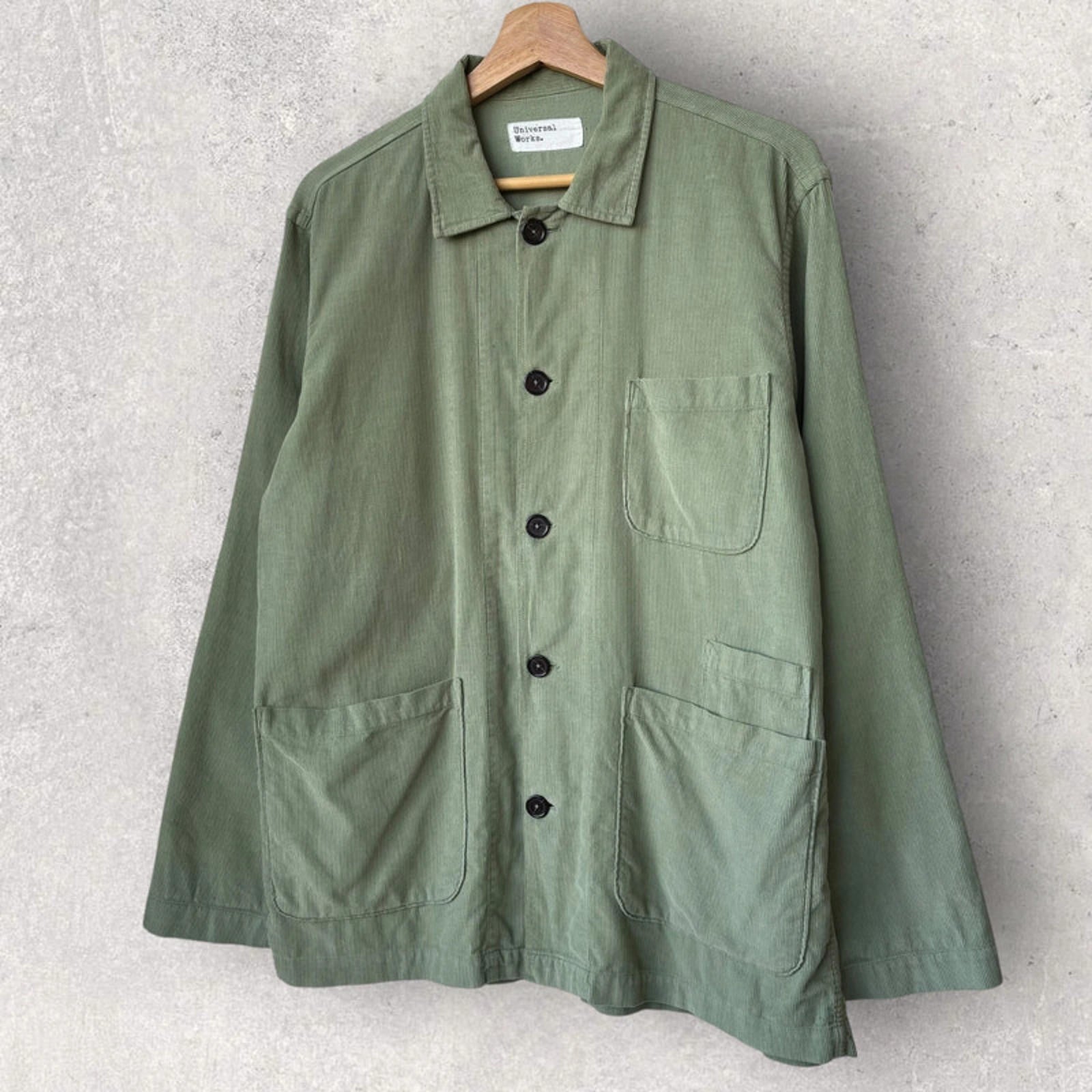 Universal Works Bakers Utility OverShirt Sage M