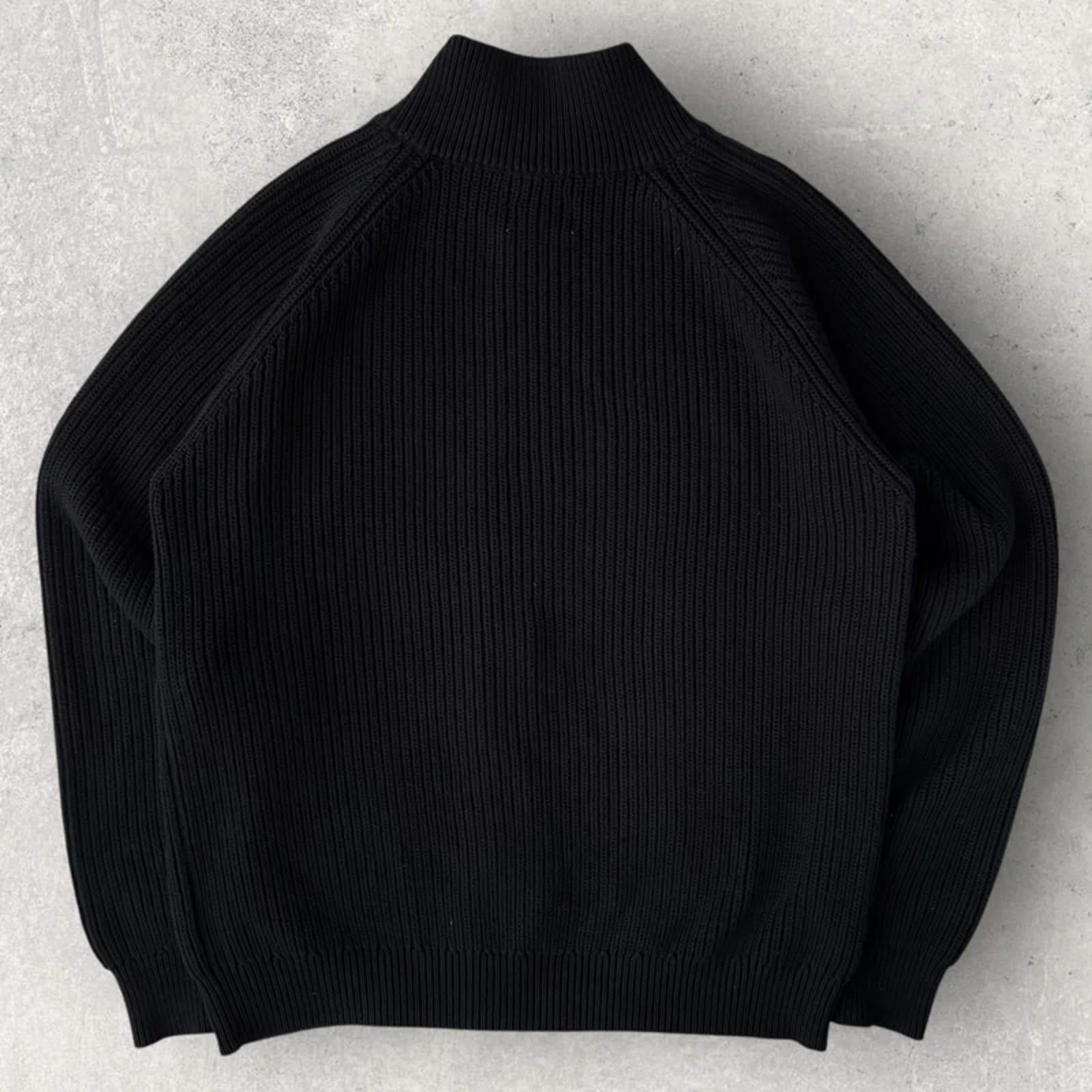 Butter Goods Dragon Zip Thru Knit Sweatshirt Black M Streetwear