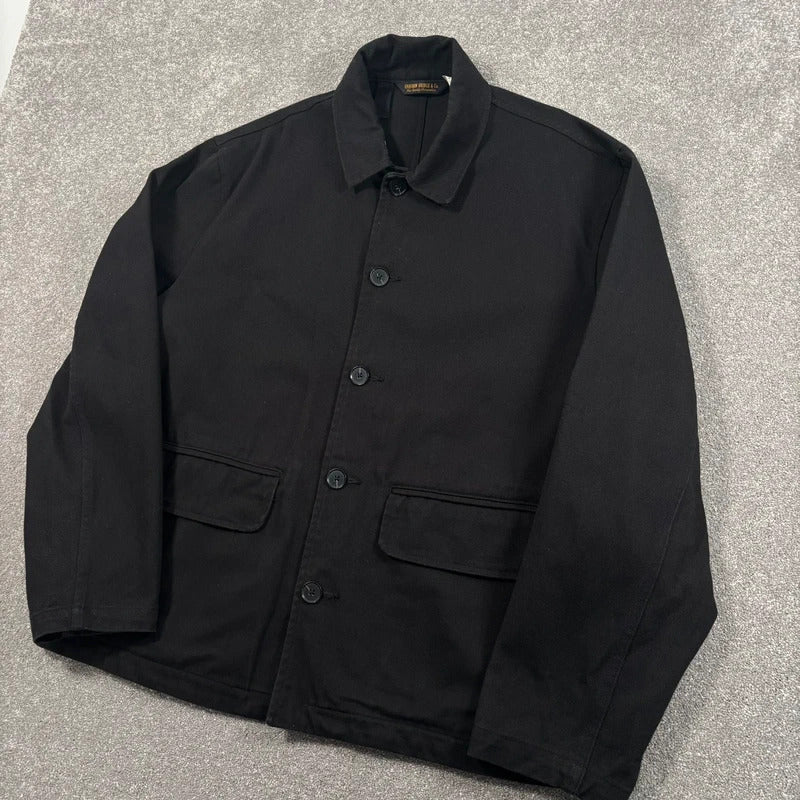 Uniform Bridge Canvas Chore Shirt Black L