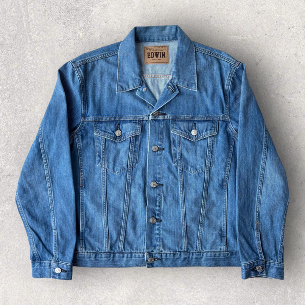 Edwin G Jean Raw Denim Cropped Jacket  S