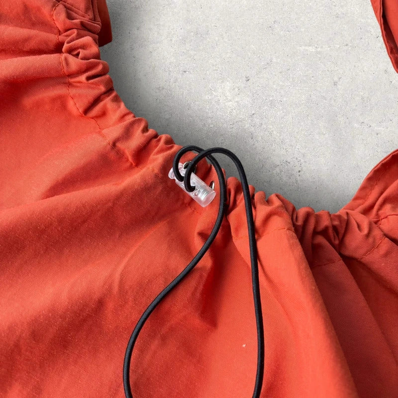 Anglan Shoulder Tie Bag Orange