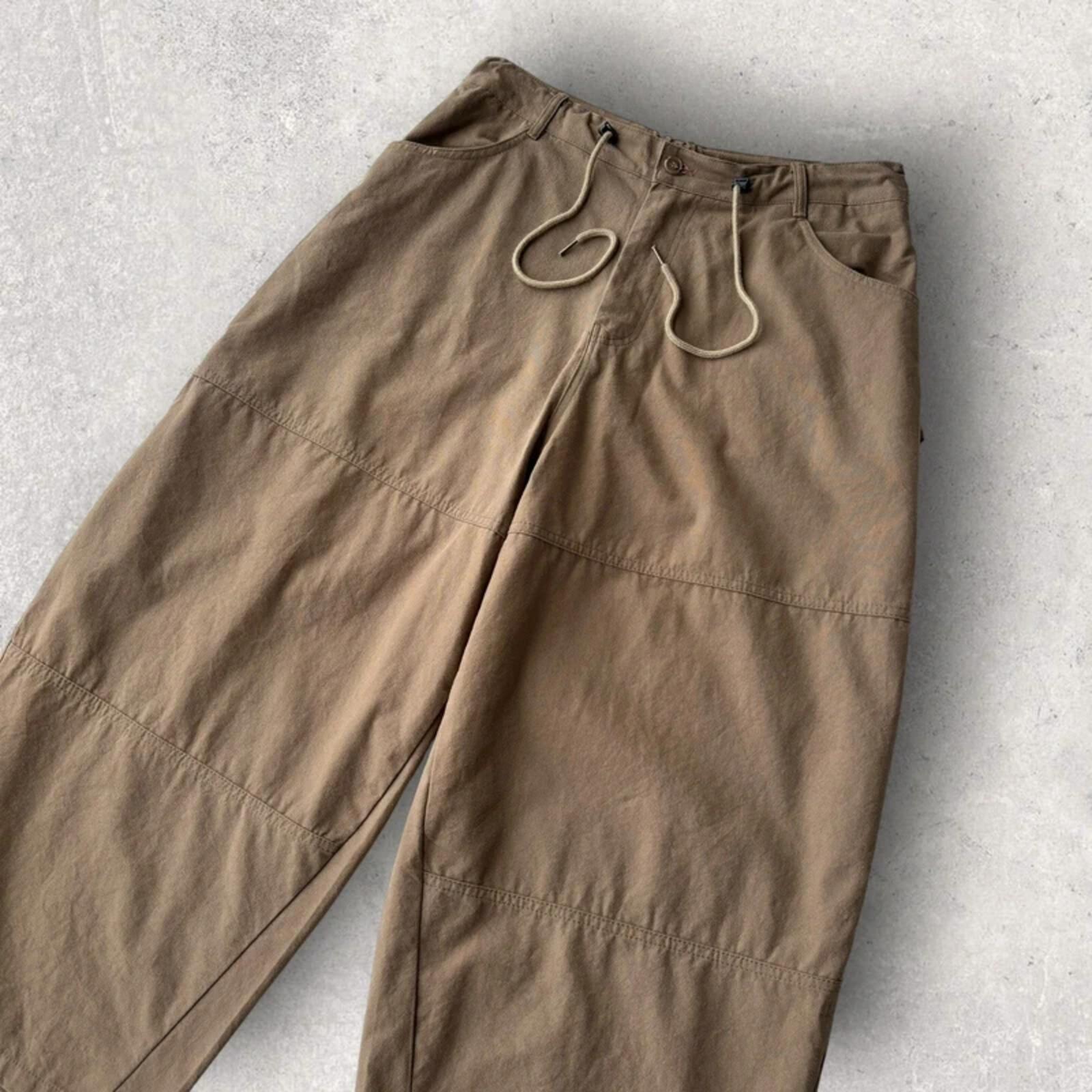 Korean Ultra Baggy Balloon Pant Brown L