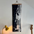 Montbell x Abashiri Prison Japanese  Wall Hanging Tenugui Navy / White
