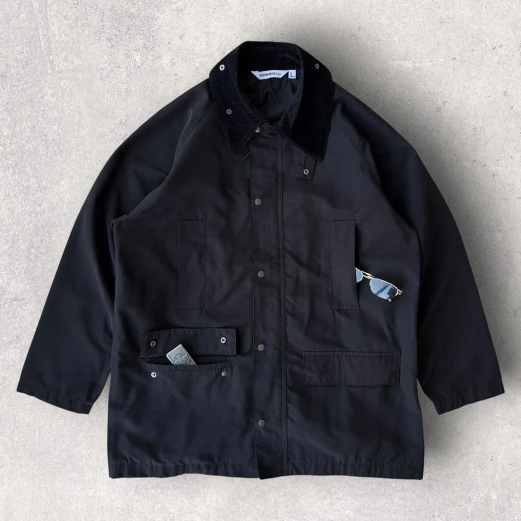 Uniform Bridge Mid Length Utility Coat Black L