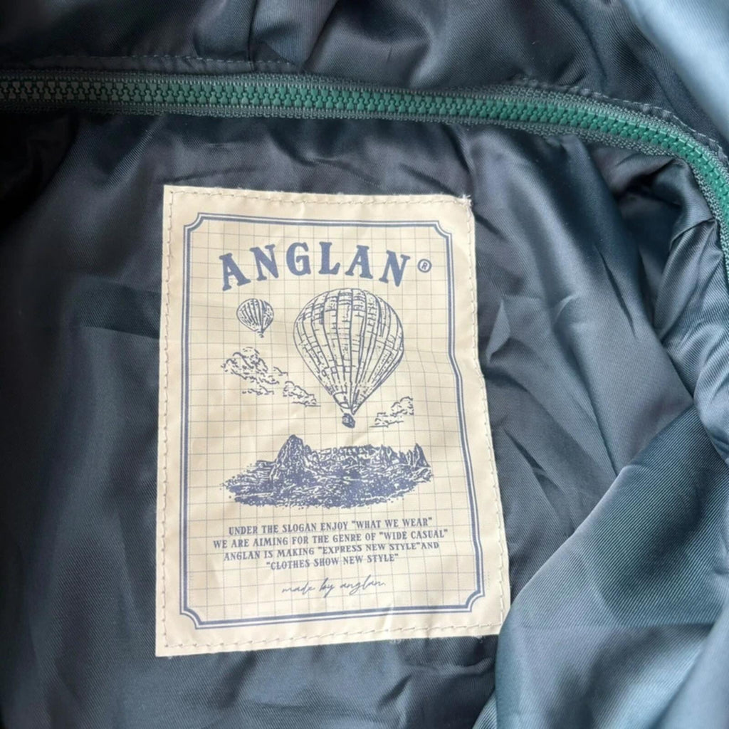 Anglan Oversized Shirt Jacket Green XL