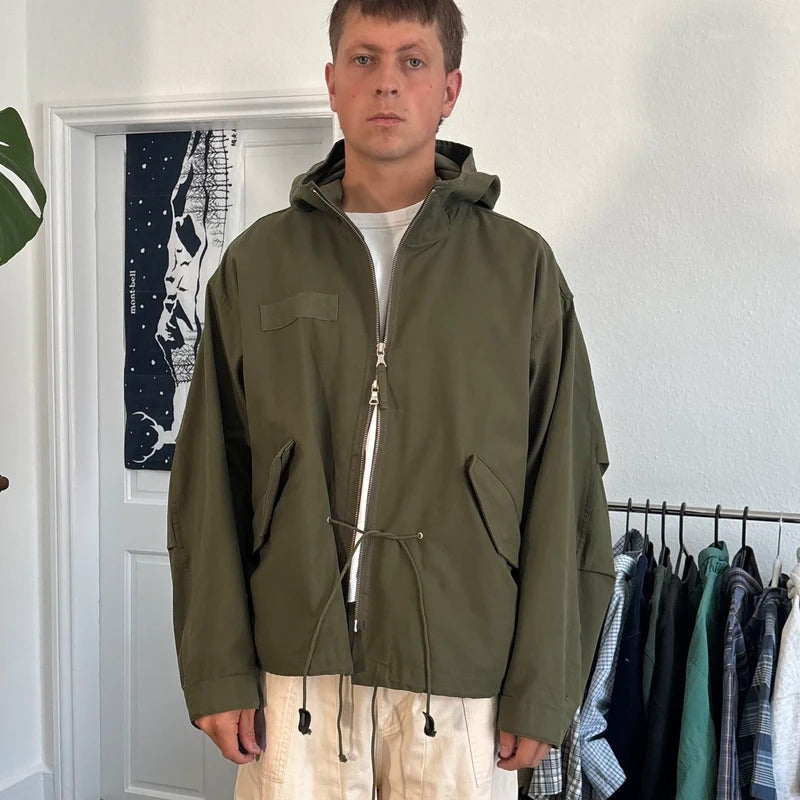Uniform Bridge Cotton Field Windbreaker Olive M