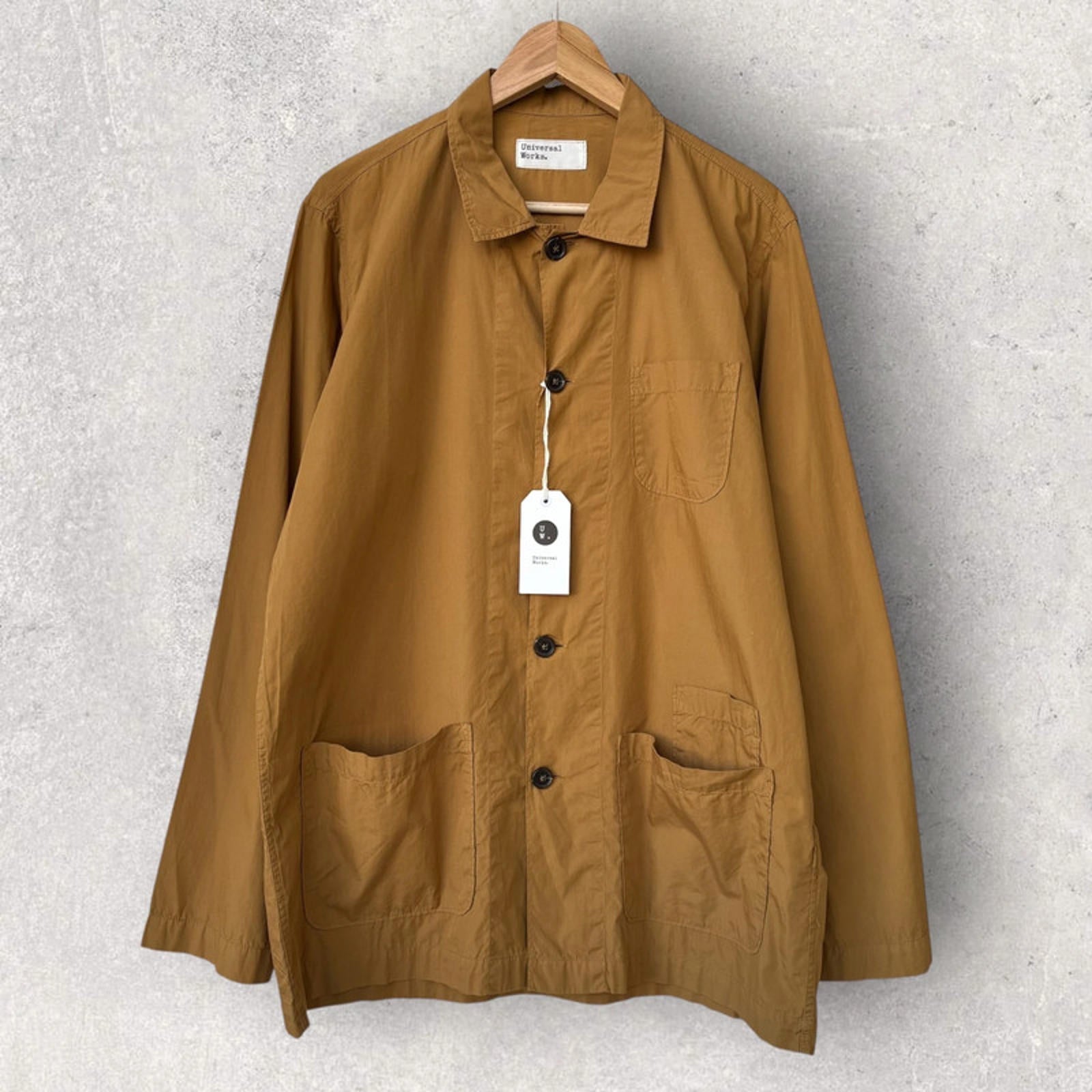 Universal Works Bakers Overshirt Cumin Size L (BNWT)