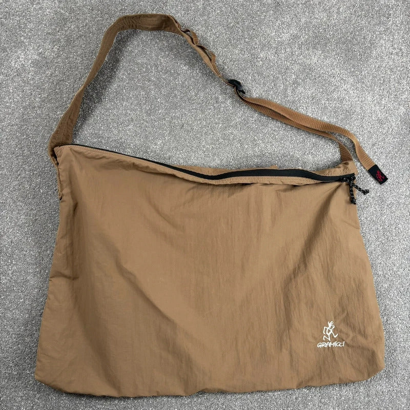 Gramicci Large Shoulder Bag Beige