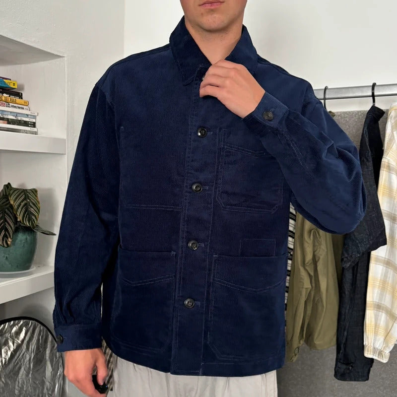 Frizmworks Corduroy French Works Jacket Navy M