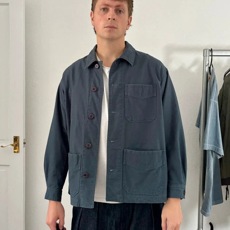 Frizmworks French Work Jacket Vintage Blue M