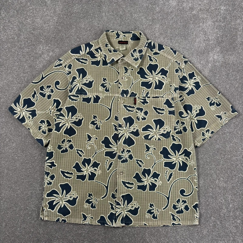Vintage Gramicci Floral Shirt Sage L