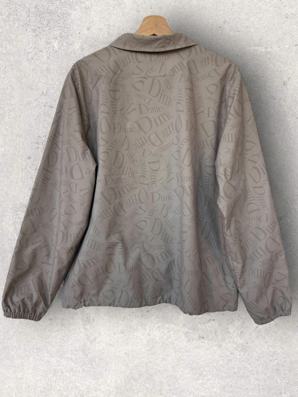 Dime All Over Coach Jacket Tan Size M