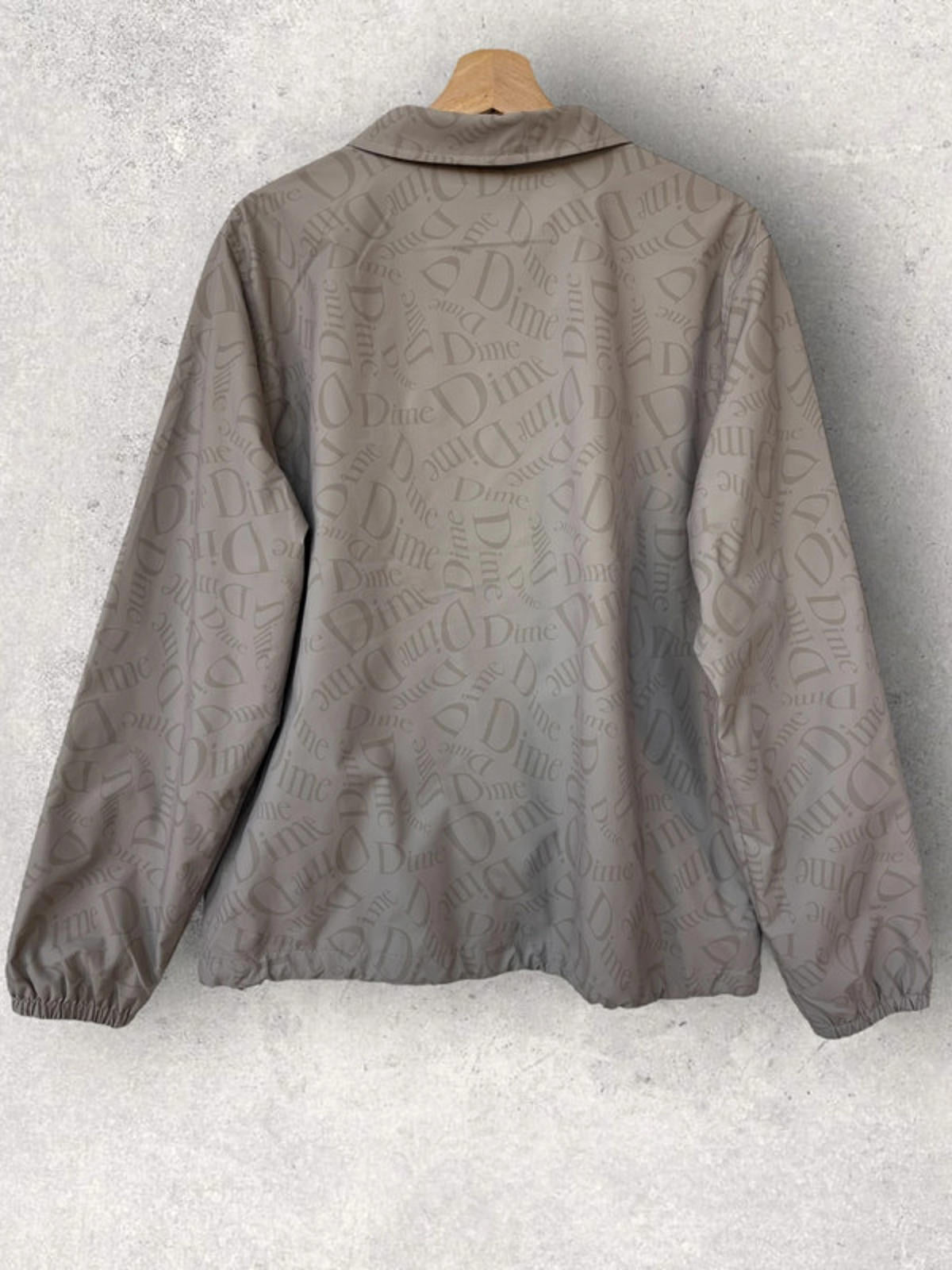 Dime All Over Coach Jacket Tan Size M