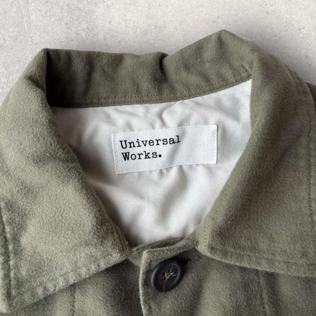 Universal Works Utility Overshirt Green S