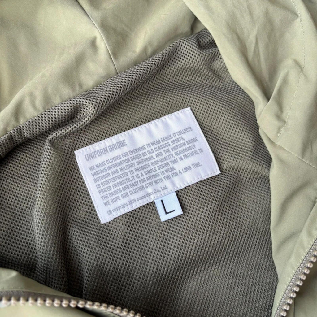 Uniform Bridge Oversized Mountain Jacket Olive L