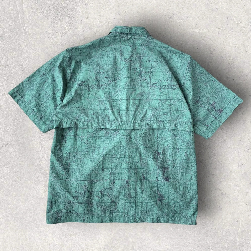 Gramicci Yosemite Nylon Camp Shirt Green L