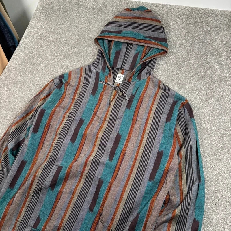 South2 West8 Mexican Pullover Hoodie Grey L