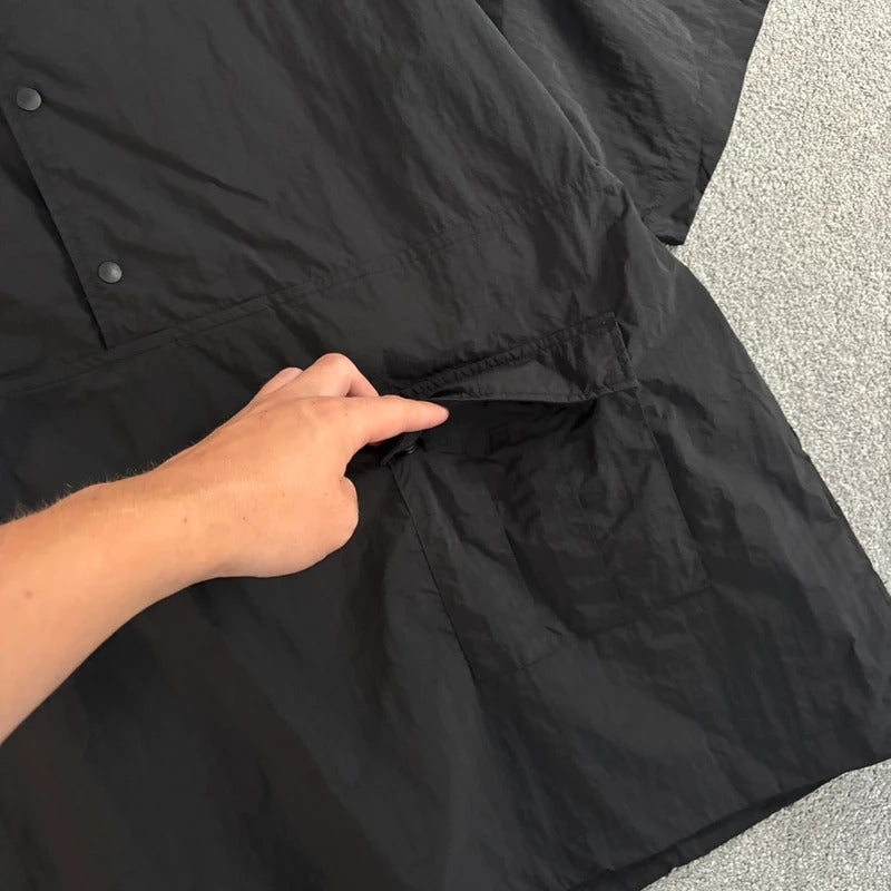 Uniform Bridge Nylon Pullover T Shirt Black L