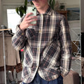 Norbit By Hiroshi Nozawa Utility Check Overshirt M
