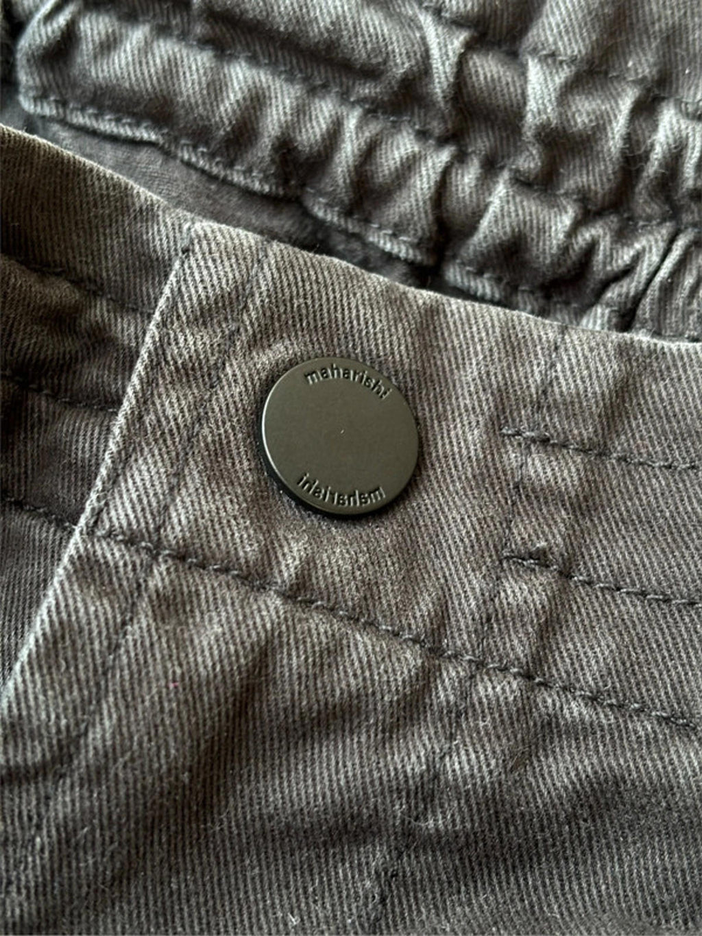 Maharishi Embroidered Ninja Trousers Black Size M