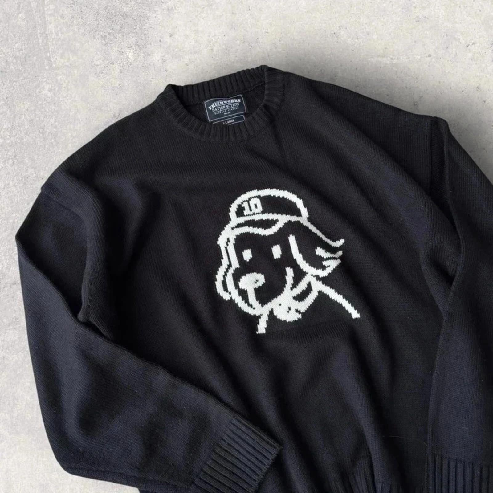 Frizmworks Pup Sketch Knit Black XL