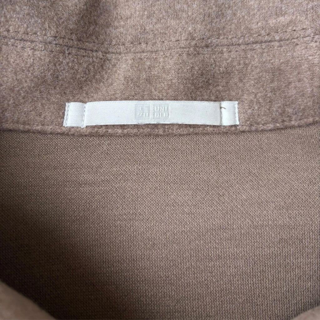 Uniqlo Wool Harrington Jacket Beige Size XL